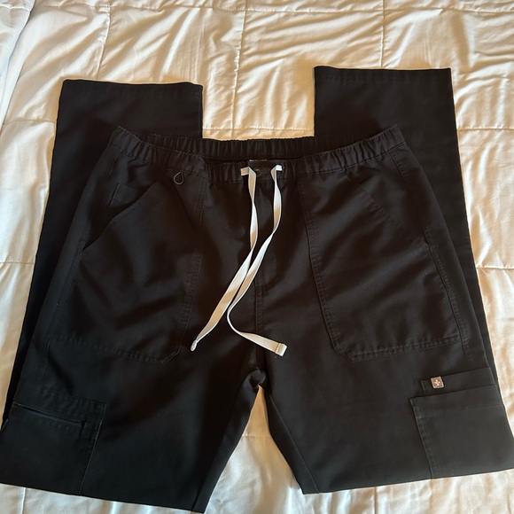 Figs Pants - Figs Women's Black Scrub Pants